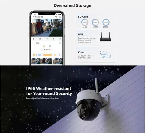 Cámara PT Cruiser SE 4MP IR30